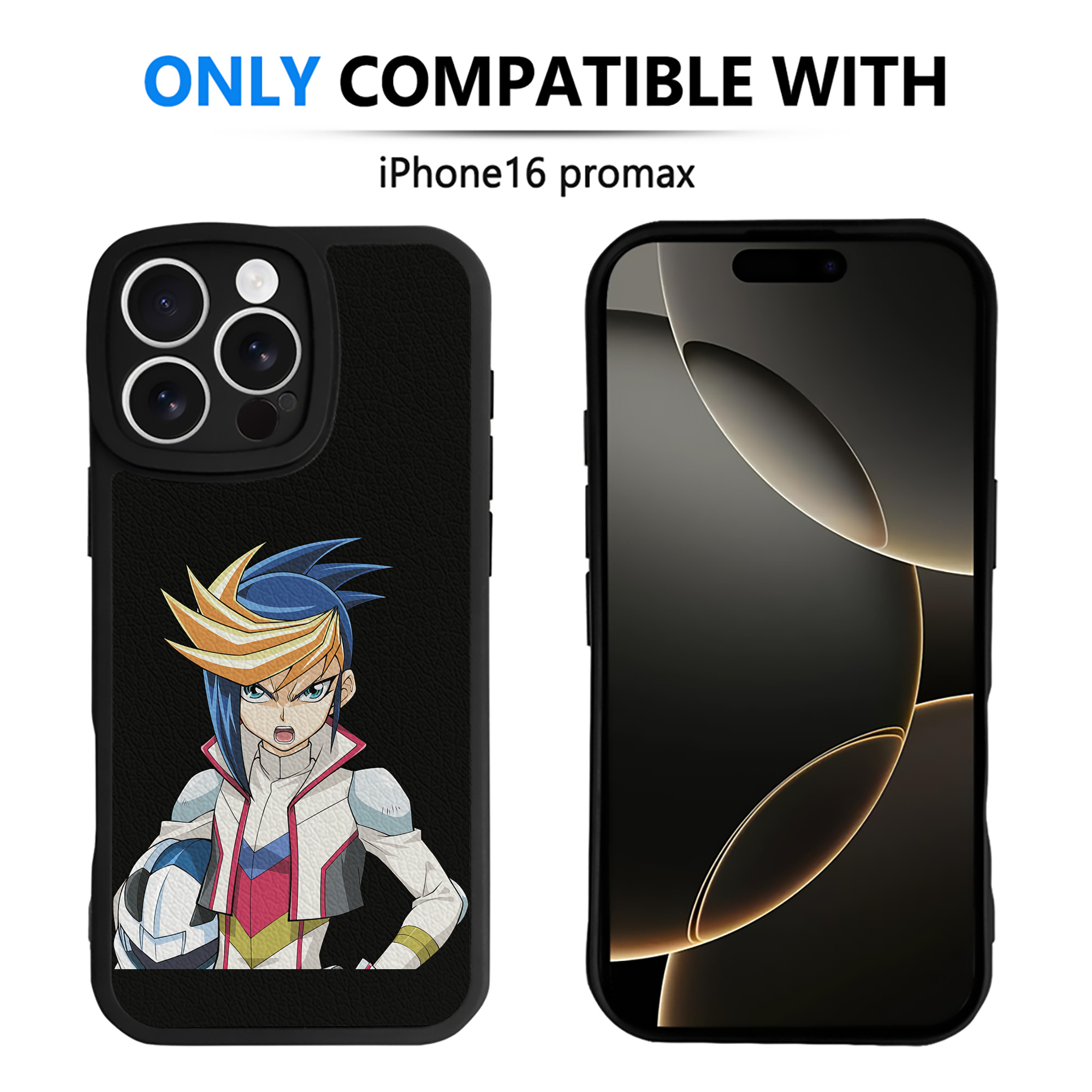 遊☆戯☆王 Yu-Gi-Oh! 【iPhone 16シリーズ対応】シリコンスマホケース（レザー調） 材質：シリコン